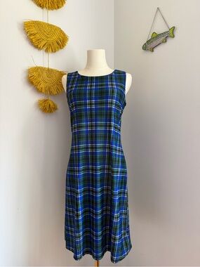 NWT Jude Connally plaid dress